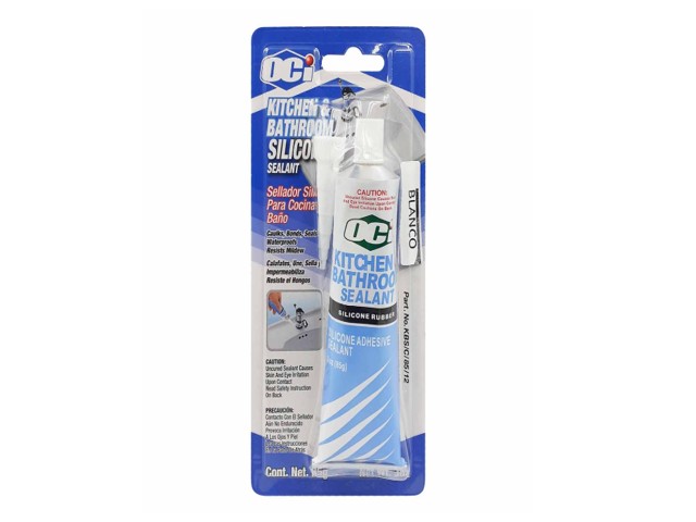 BLISTER SILICON TRANSPARENTE BAÑOS Y COCINAS 85G OCI   O804