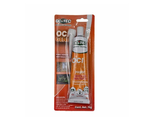 BLISTER SILICON USO GENERAL TRANSPARENTE 70G OCI   O805