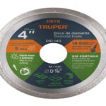 DISCO DE DIAMANTE DE 4' X 1.6 MM, RIN CONTINUO, TRUPER    11578