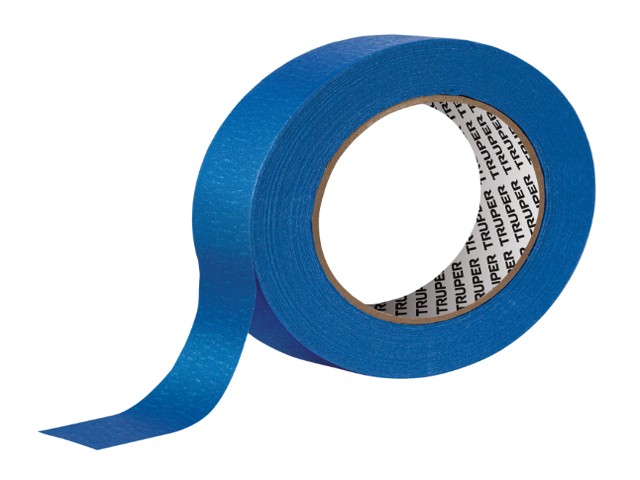 CINTA MASKING TAPE AZUL DE 1′ X 50 M PARA PINTOR, TRUPER    12622