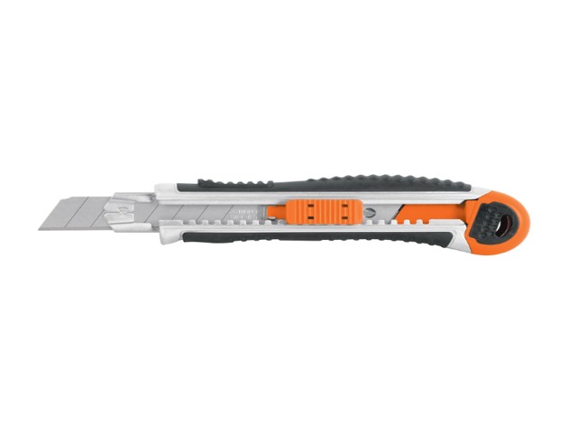 CUTTER 18 MM TRABAJO PESADO C/ALMA METÁLICA Y GRIP, EXPERT   16976