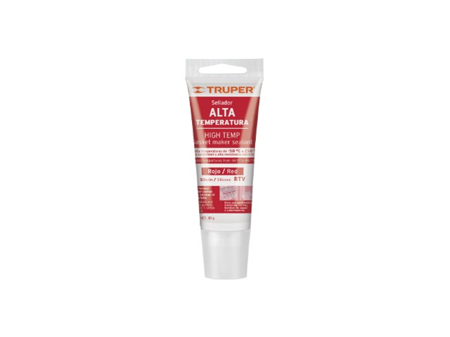 SELLADOR DE SILICÓN ROJO RTV PARA ALTAS TEMPERATURAS, 85 G    17566