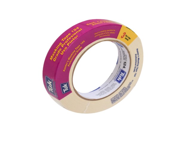 CINTA MASKING 1″ MORADA MOD 124 24MM X 50 M TUK   2711