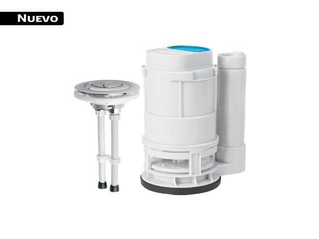 VÁLVULA DESCARGA DUAL 2′ PARA WC DE 1 PIEZA, CON BOTÓN DUAL    44147