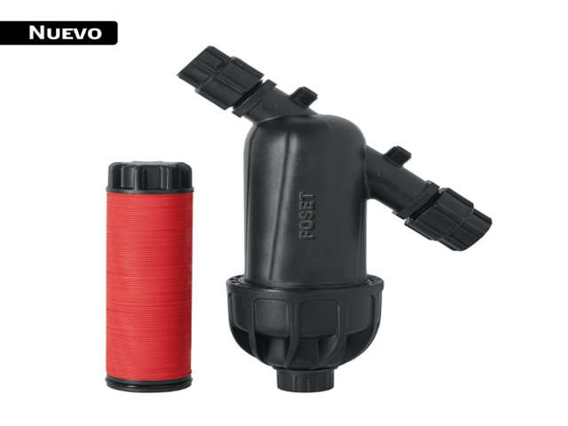 FILTRO PARA AGUA, LAVABLE, TECNOLOGÍA DE DISCOS, FOSET    44187