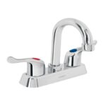 MEZCLADORA 4' LAVABO, ABS, CUELLO BAR, PALANCA, BASIC   45513