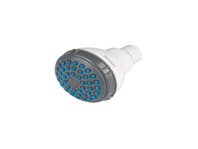REGADERA REDONDA DE ABS 2-1/2′ GRIS-BLANCA SIN BRAZO, BASIC    48294