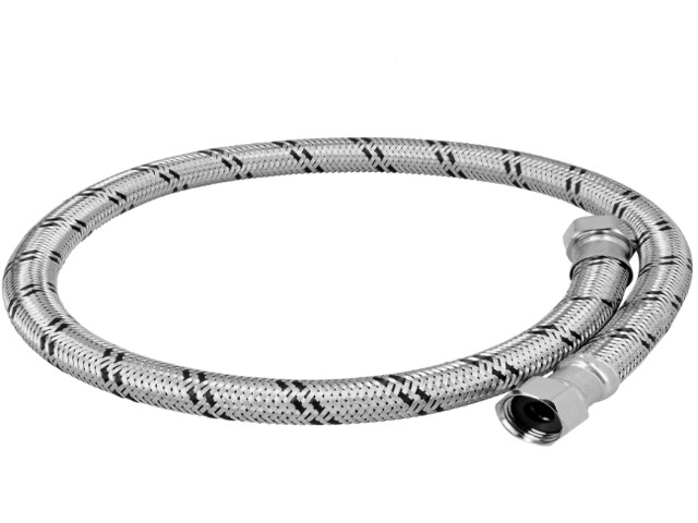 MANGUERA PARA BOILER, ACERO INOX. 1/2’H X 1/2’H, 80 CM   48966
