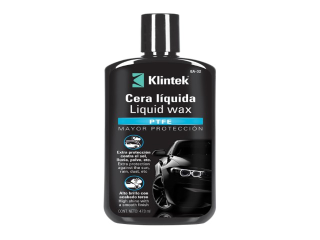 CERA LÍQUIDA PTFE PARA AUTO, 473 ML, KLINTEK     57089